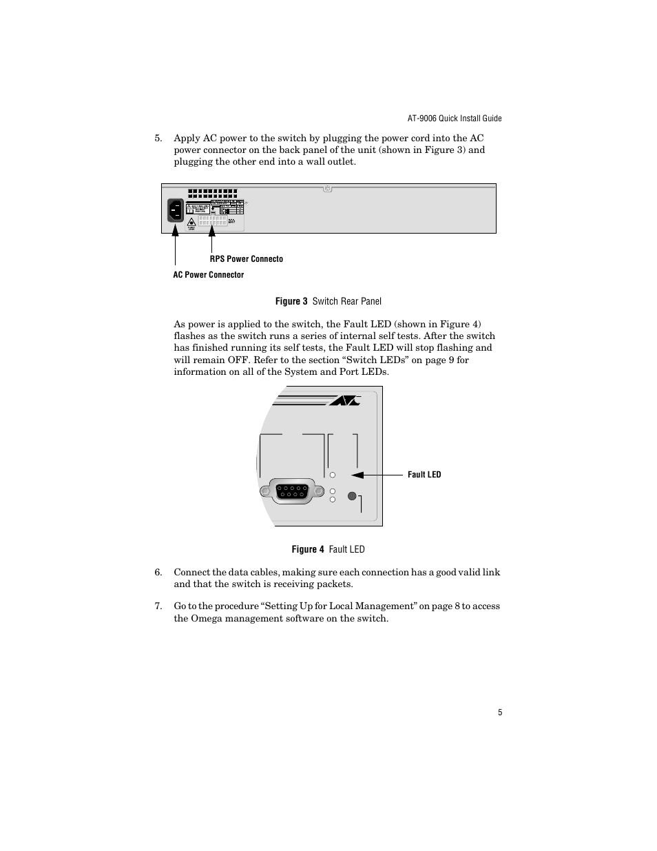 Allied Telesis AT-9006LX/SC User Manual | Page 15 / 38