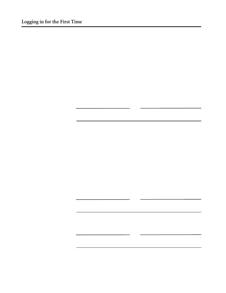 Logging in for the first time | Allied Telesis AT-8550 User Manual | Page 26 / 43