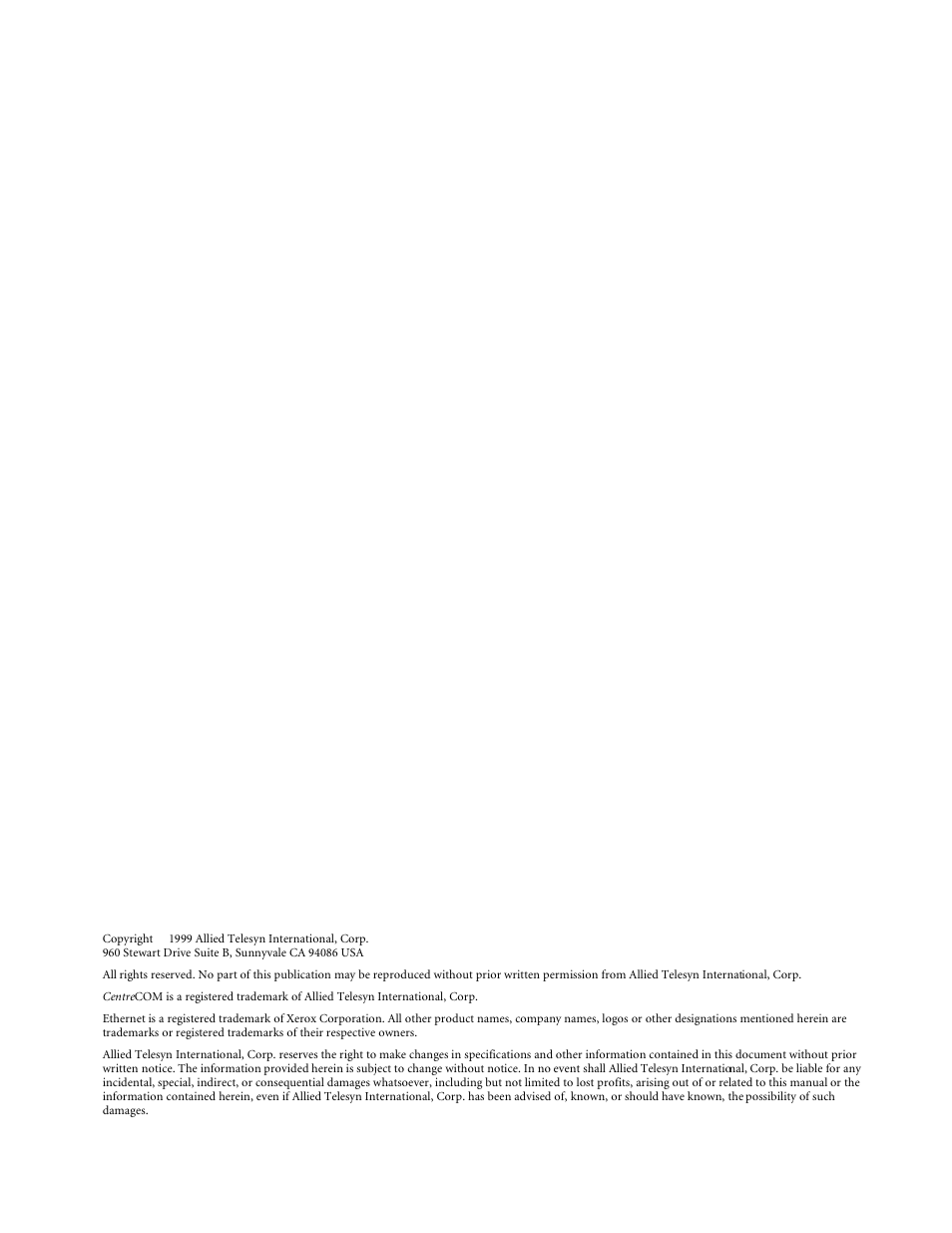 Allied Telesis AT-8550 User Manual | Page 4 / 43