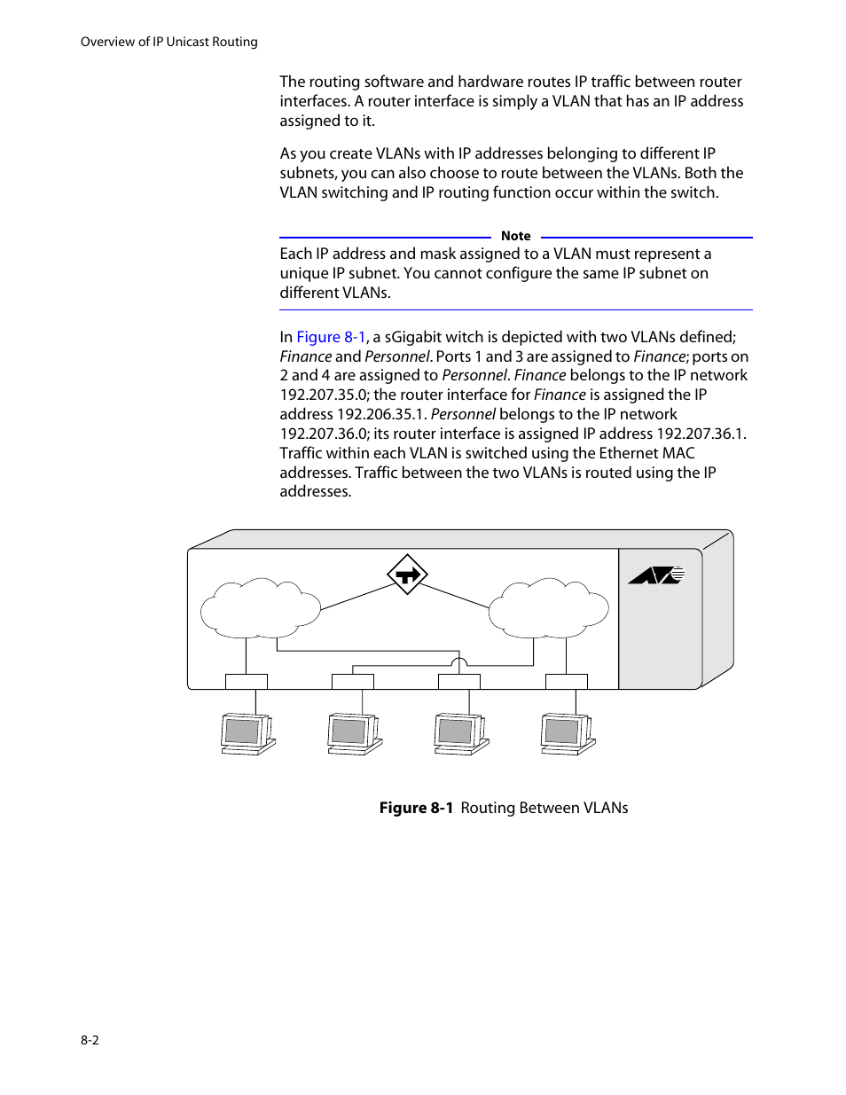 Router interfaces, Router interfaces -2 | Allied Telesis AT-8550 User Manual | Page 130 / 260