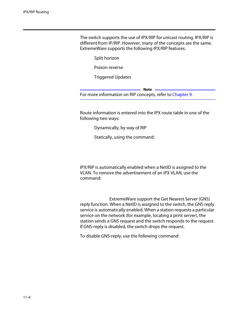 Ipx/rip routing, Ipx/rip routing -4 | Allied Telesis AT-8550 User Manual | Page 196 / 260