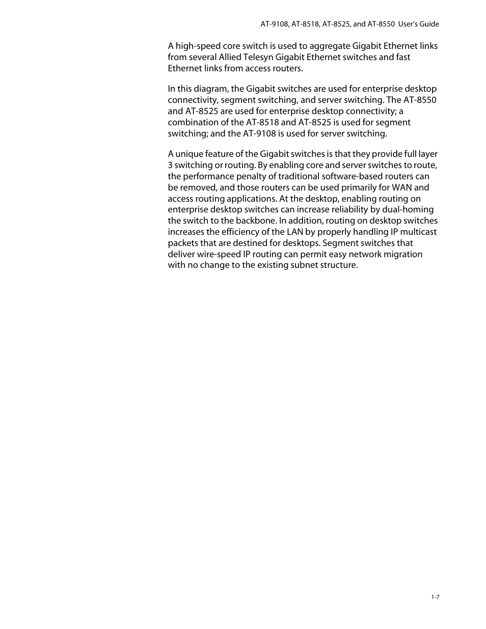 Allied Telesis AT-8550 User Manual | Page 21 / 260