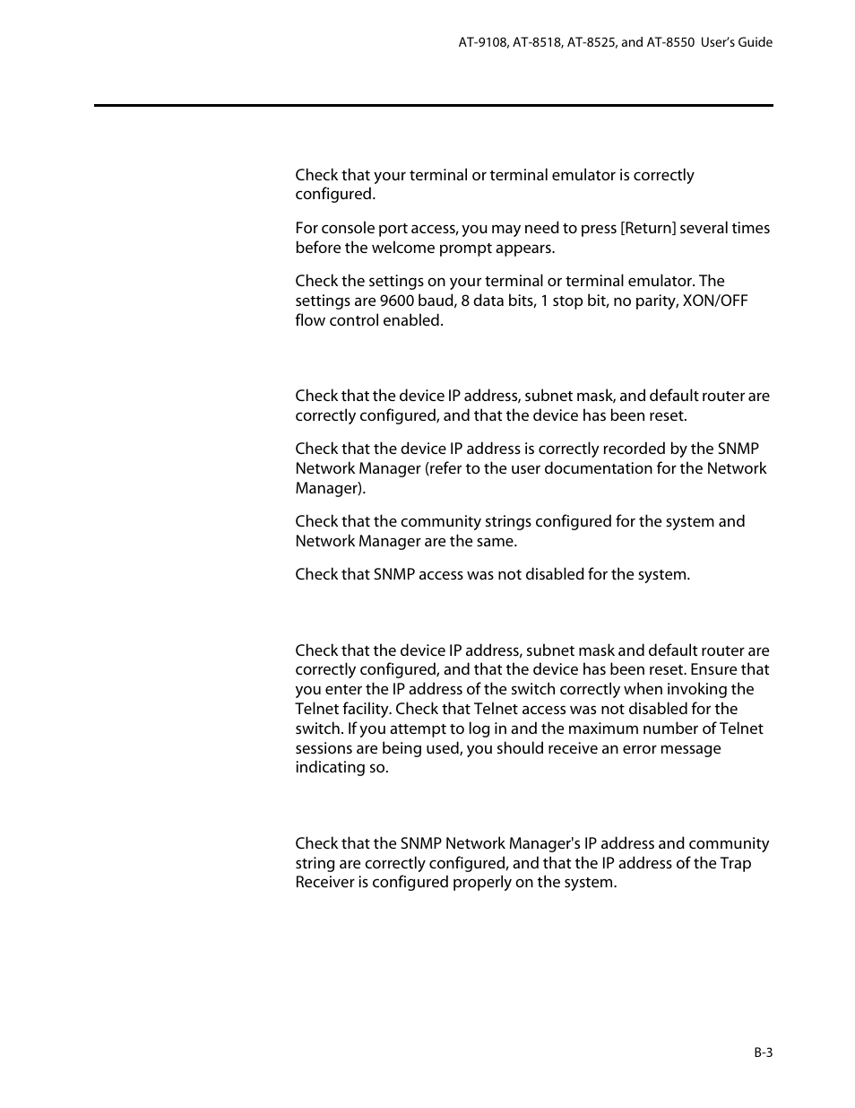 Using the command-line interface | Allied Telesis AT-8550 User Manual | Page 247 / 260