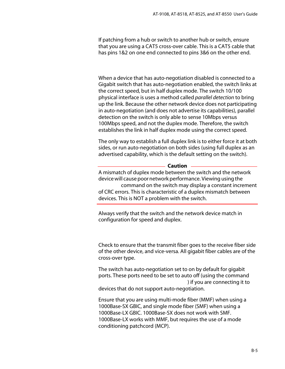 Port configuration | Allied Telesis AT-8550 User Manual | Page 249 / 260