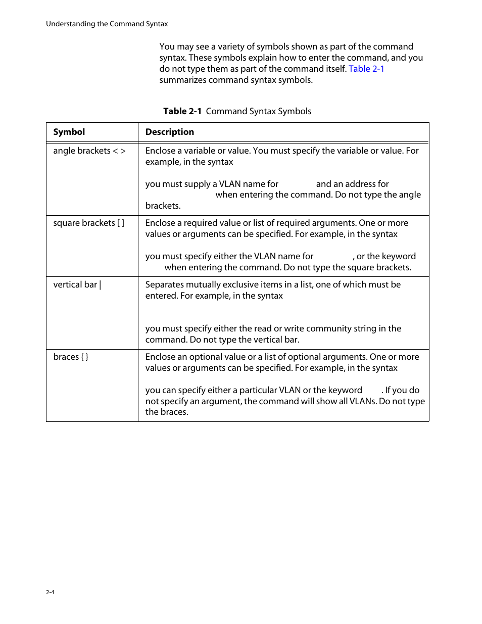 Symbols, Symbols -4 | Allied Telesis AT-8550 User Manual | Page 28 / 260