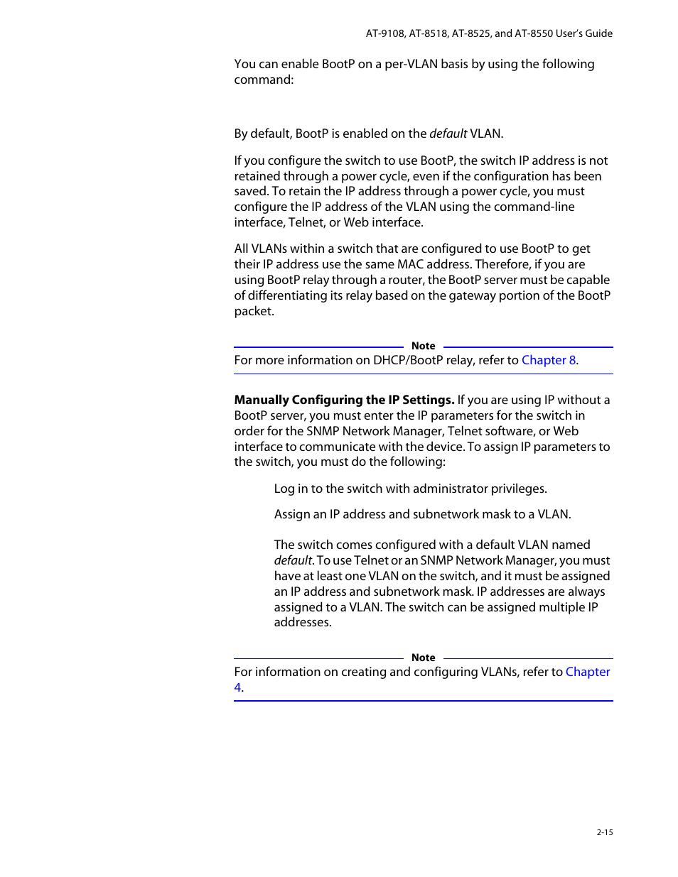 Allied Telesis AT-8550 User Manual | Page 39 / 260