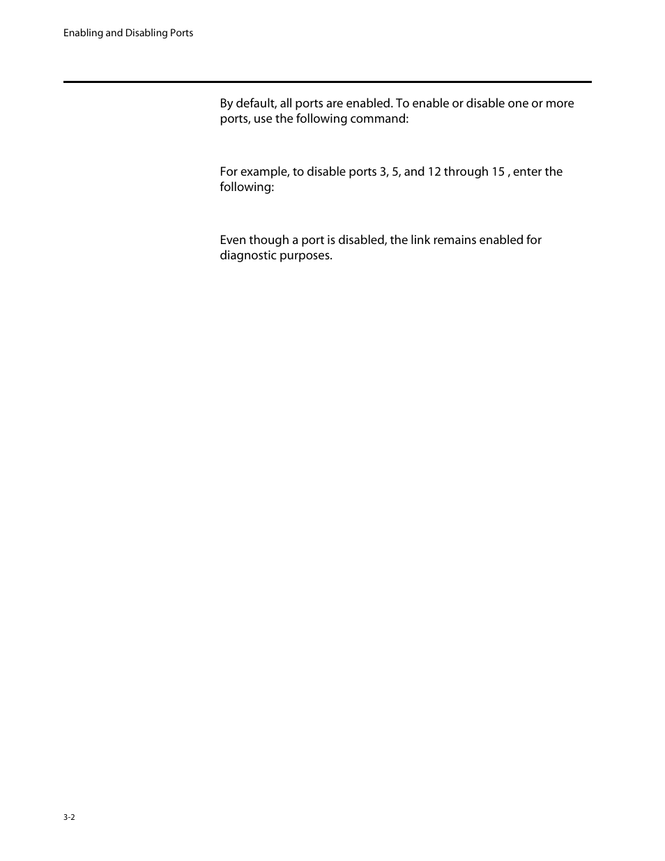 Enabling and disabling ports, Enabling and disabling ports -2 | Allied Telesis AT-8550 User Manual | Page 56 / 260