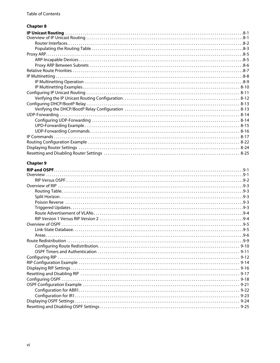 Allied Telesis AT-8550 User Manual | Page 6 / 260