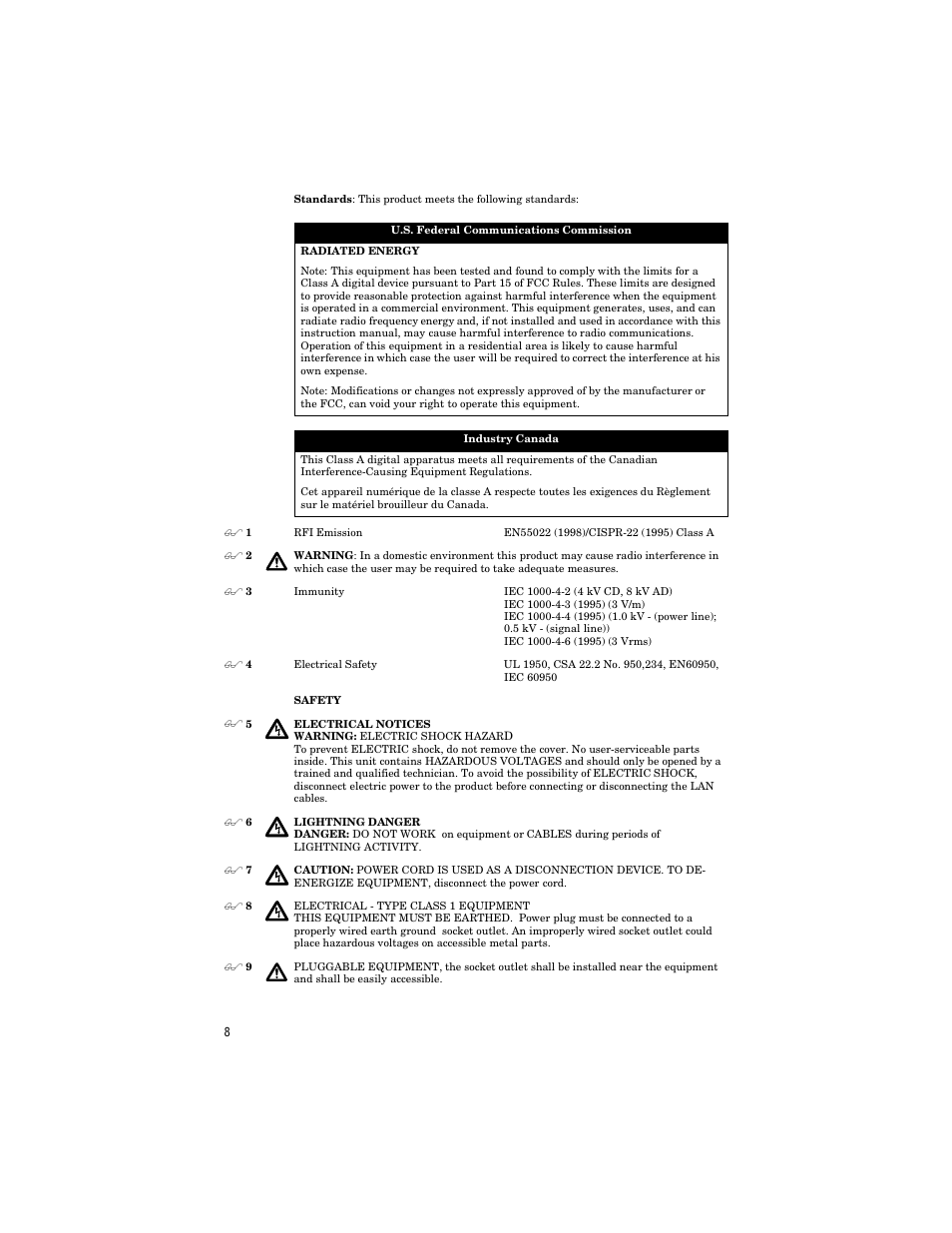 Allied Telesis AT-BRPS8000 User Manual | Page 18 / 32