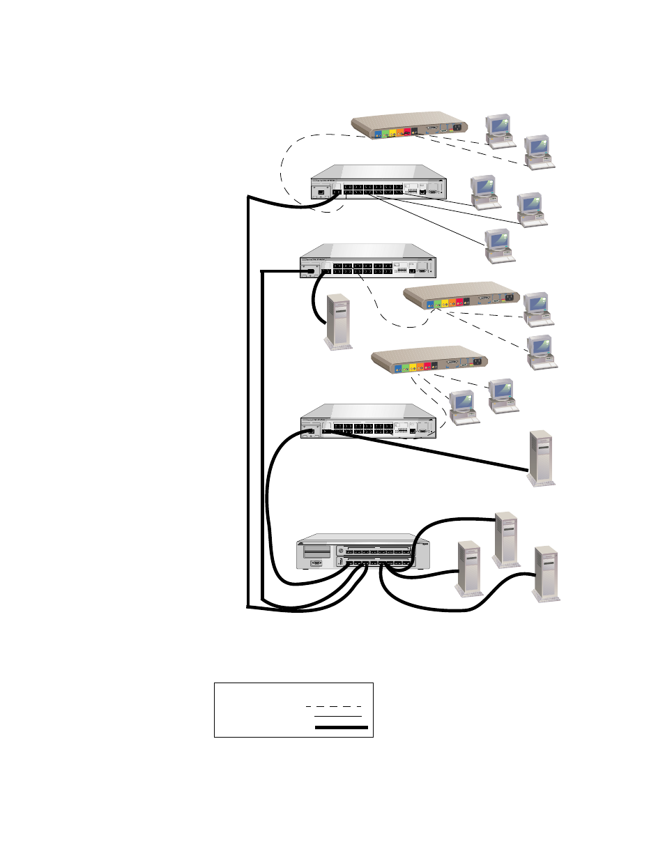 Figure44 at-3714f switch in department configu | Allied Telesis AT-3726 User Manual | Page 40 / 60