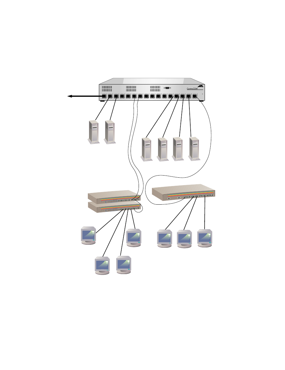 Applications and configurations 10 | Allied Telesis AT-8116 User Manual | Page 16 / 24