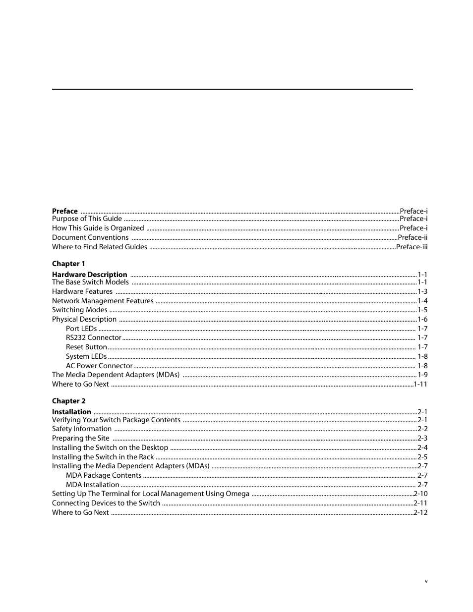 Allied Telesis AT-8126XL User Manual | Page 5 / 60