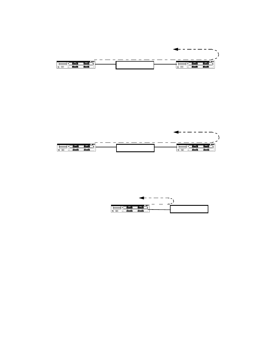 Figure2-4 phy line loop, Figure2-5 oam f5 endtoend loop, Figure2-6 oam f5 segment loop | Allied Telesis AT-8202 User Manual | Page 73 / 80