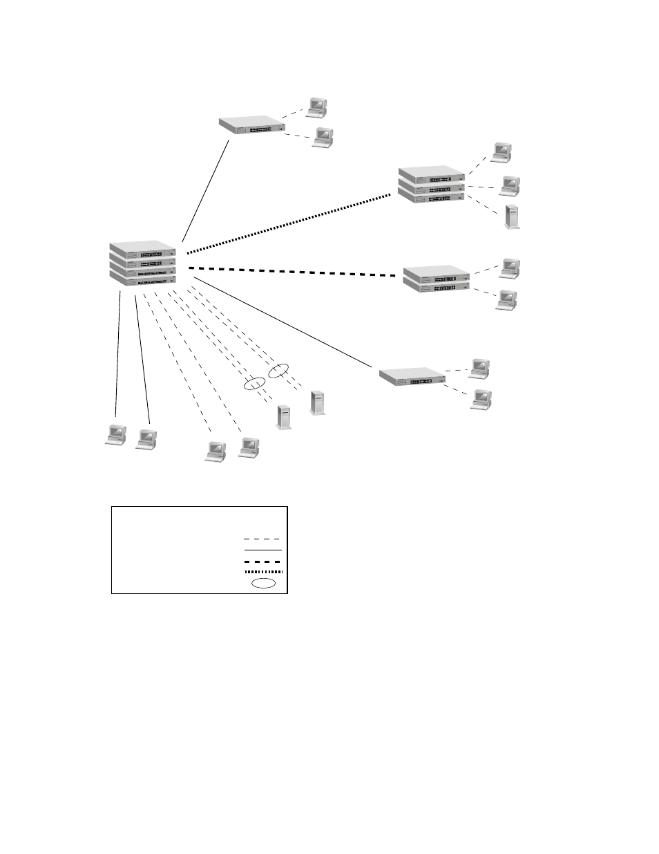 Figure 1-12 topology example | Allied Telesis AT-8324 User Manual | Page 27 / 92