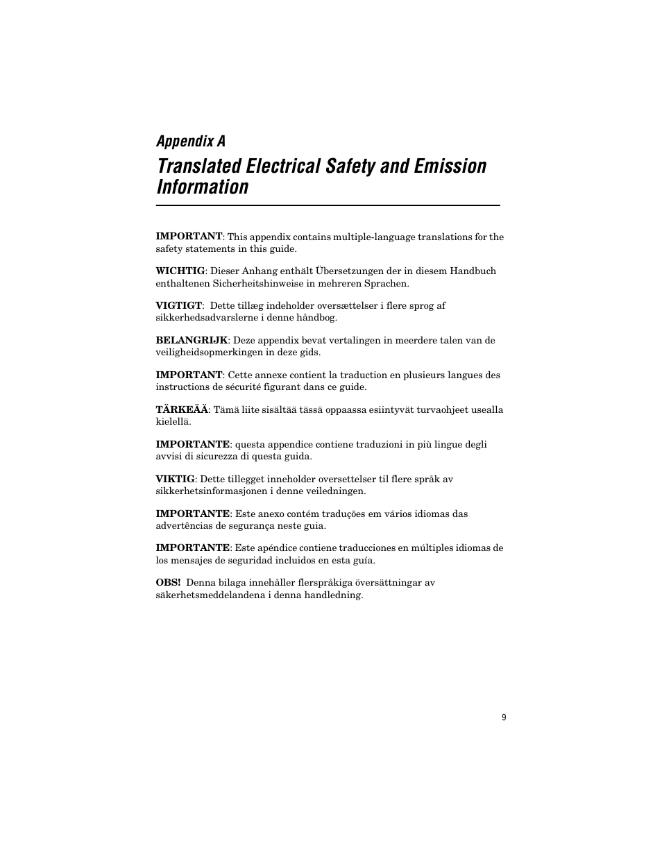Appendix a | Allied Telesis AT-8324SX User Manual | Page 19 / 34