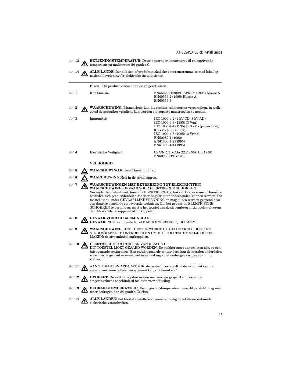 Allied Telesis AT-8324SX User Manual | Page 23 / 34