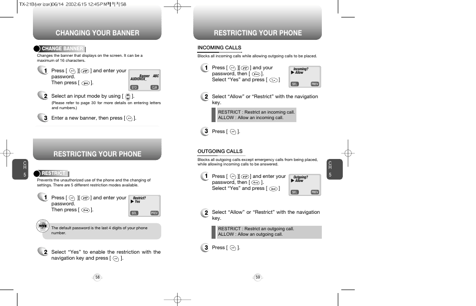 Audiovox CDM-8200 User Manual | Page 31 / 51