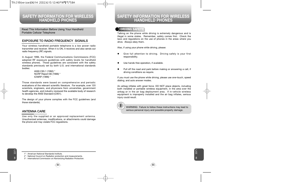 Audiovox CDM-8200 User Manual | Page 44 / 51