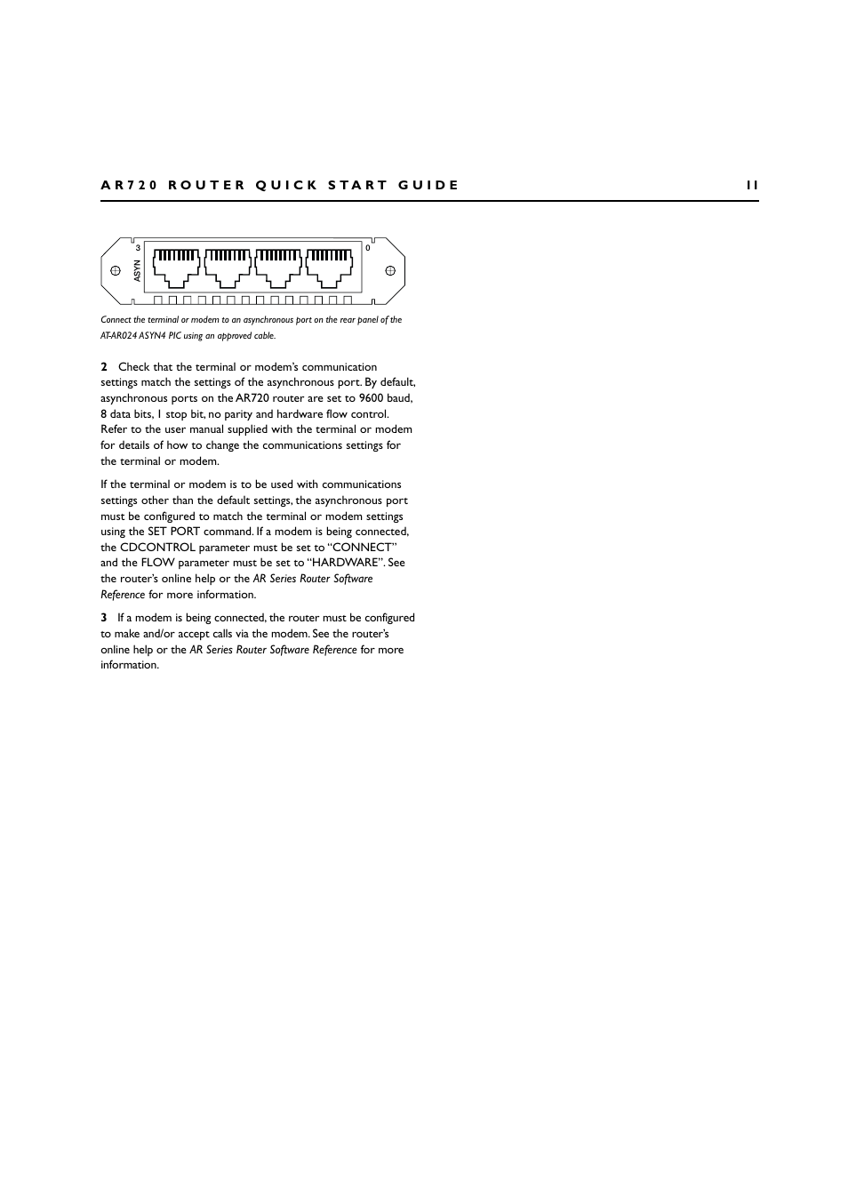Allied Telesis AR720 ROUTER User Manual | Page 11 / 23