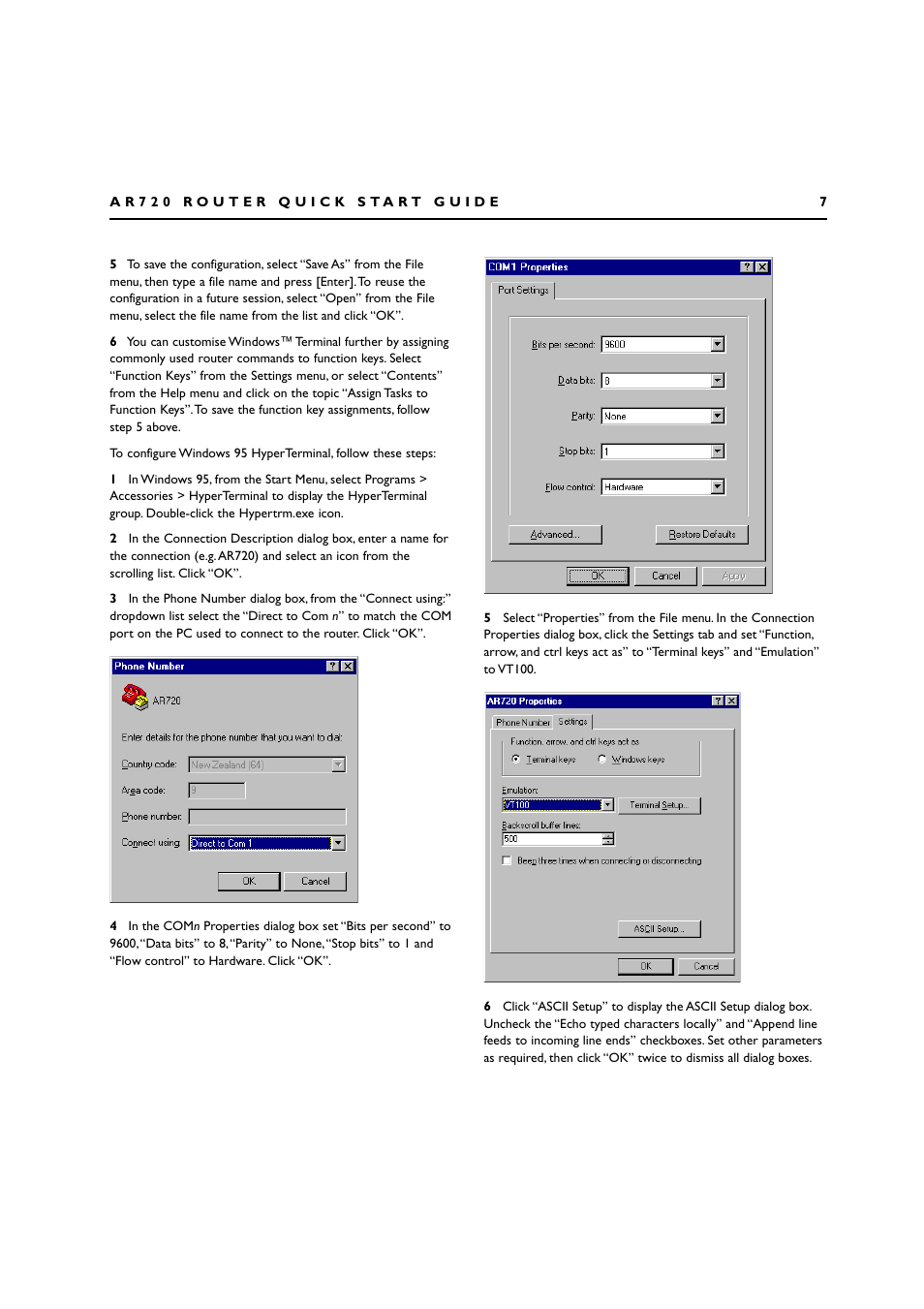 Allied Telesis AR720 ROUTER User Manual | Page 7 / 23