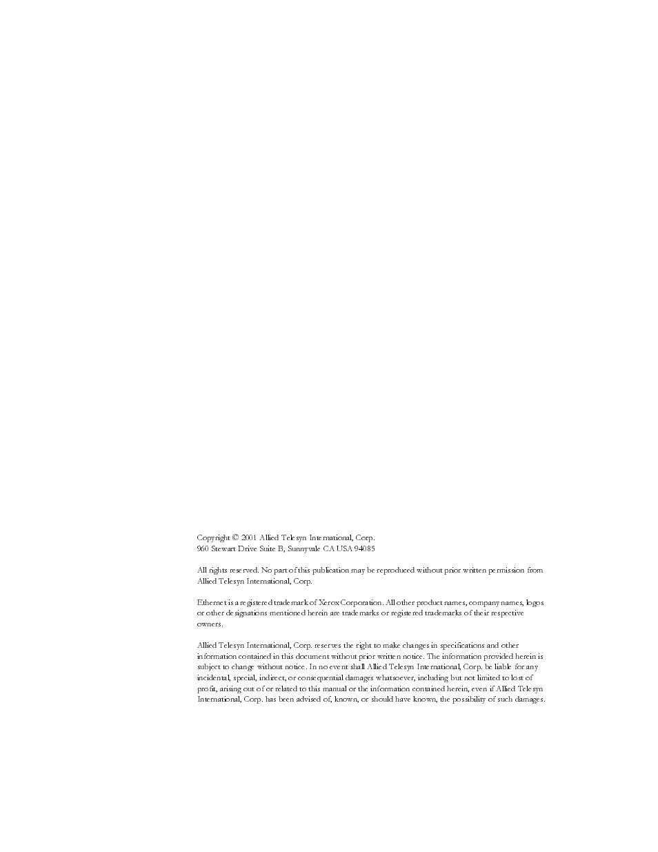 Allied Telesis AT-VP504E FXS (H.323) User Manual | Page 2 / 26