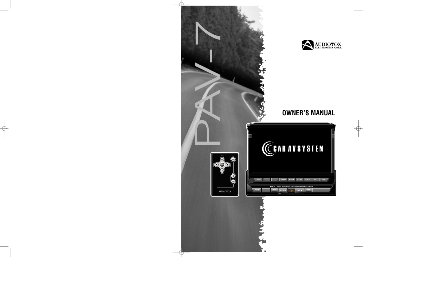 Audiovox PAV-7 User Manual | 10 pages