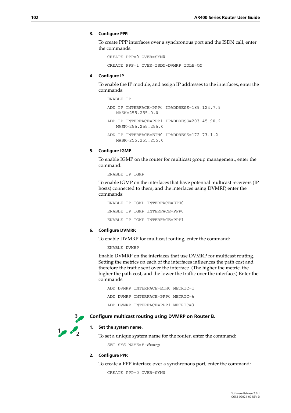 Allied Telesis AR400 Series Router User Manual | Page 102 / 131