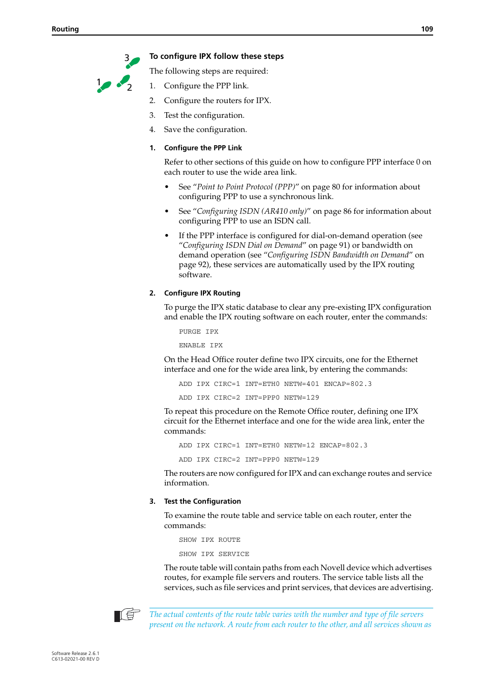 Allied Telesis AR400 Series Router User Manual | Page 109 / 131