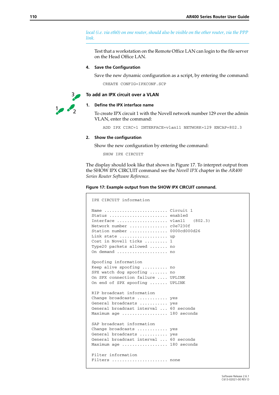 Allied Telesis AR400 Series Router User Manual | Page 110 / 131