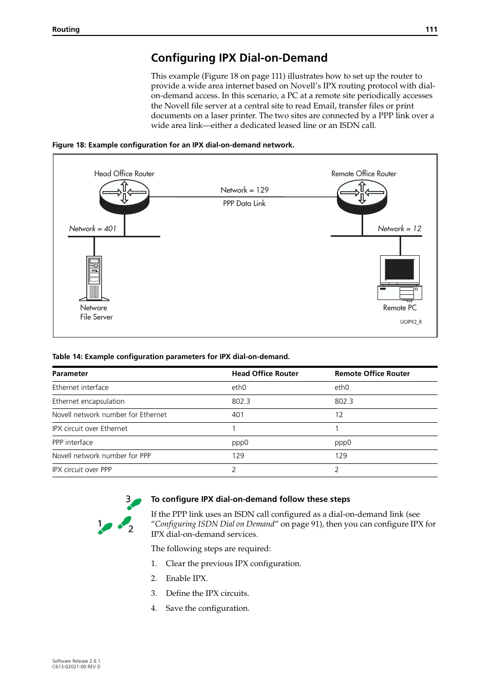 Configuring ipx dial-on-demand | Allied Telesis AR400 Series Router User Manual | Page 111 / 131