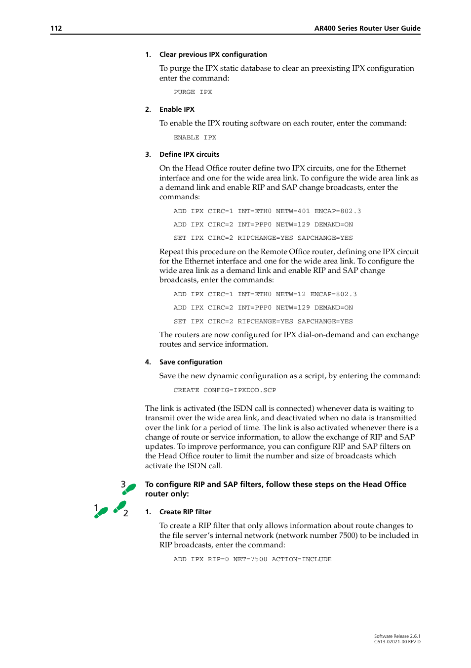 Allied Telesis AR400 Series Router User Manual | Page 112 / 131