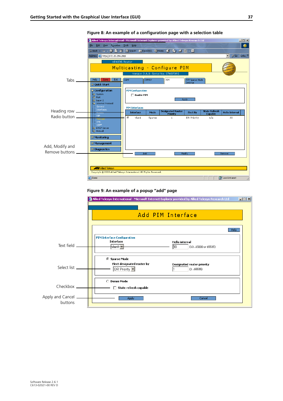 Allied Telesis AR400 Series Router User Manual | Page 37 / 131