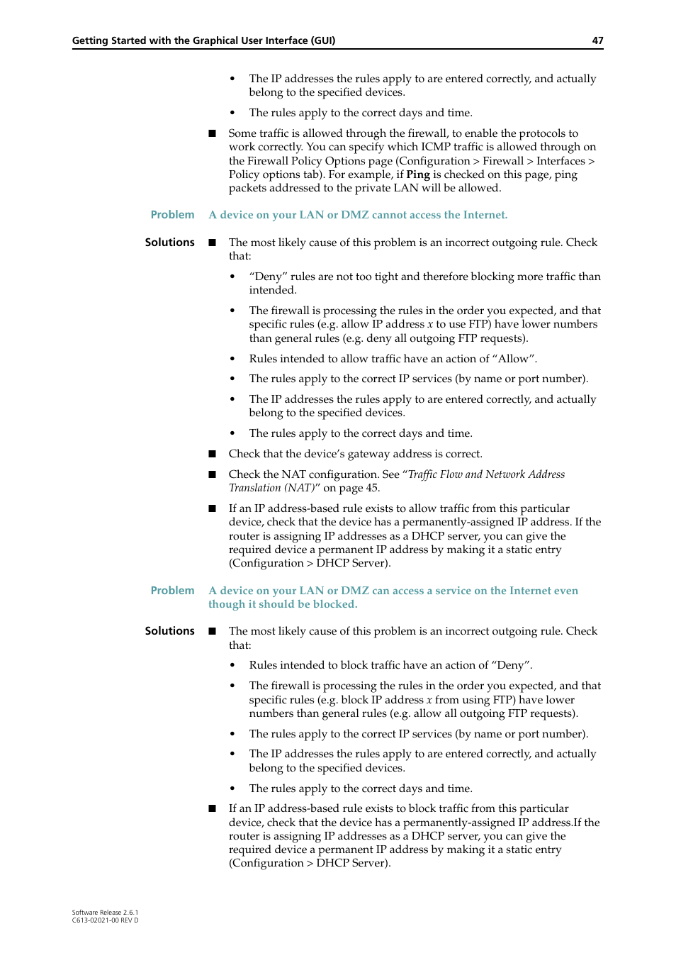 Allied Telesis AR400 Series Router User Manual | Page 47 / 131