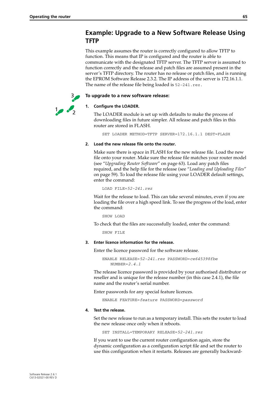 Allied Telesis AR400 Series Router User Manual | Page 65 / 131