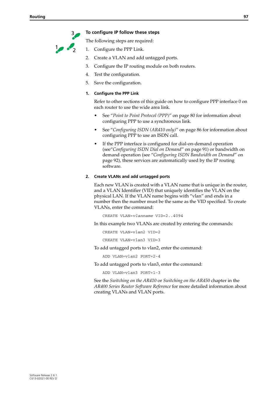 Allied Telesis AR400 Series Router User Manual | Page 97 / 131
