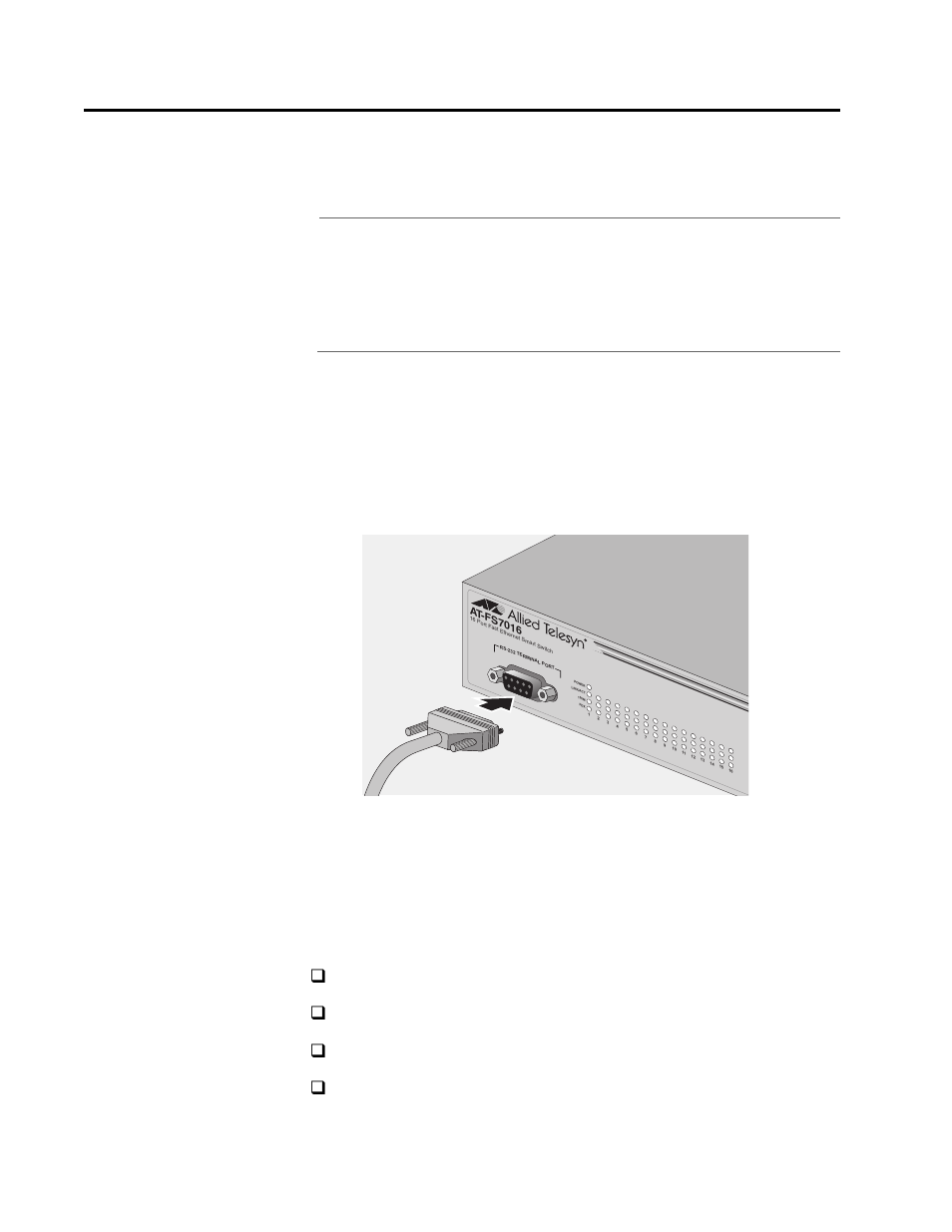 Starting a local management session | Allied Telesis AT-S68 User Manual | Page 13 / 90