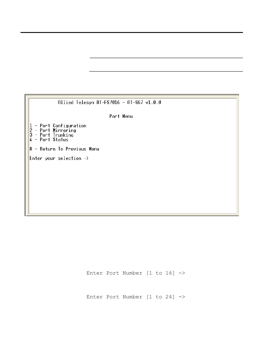 Configuring port parameters | Allied Telesis AT-S68 User Manual | Page 18 / 90