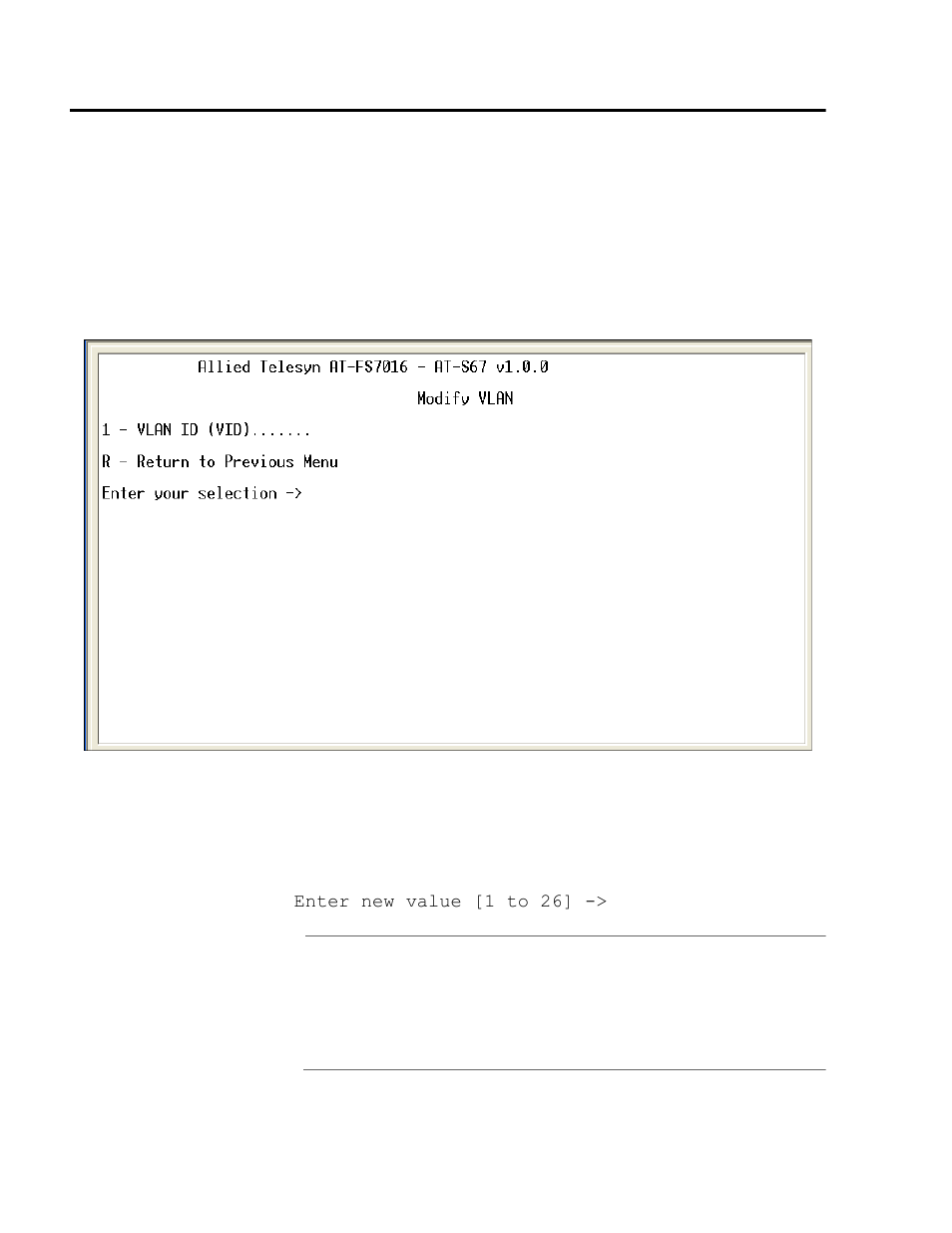 Modifying a vlan | Allied Telesis AT-S68 User Manual | Page 54 / 90