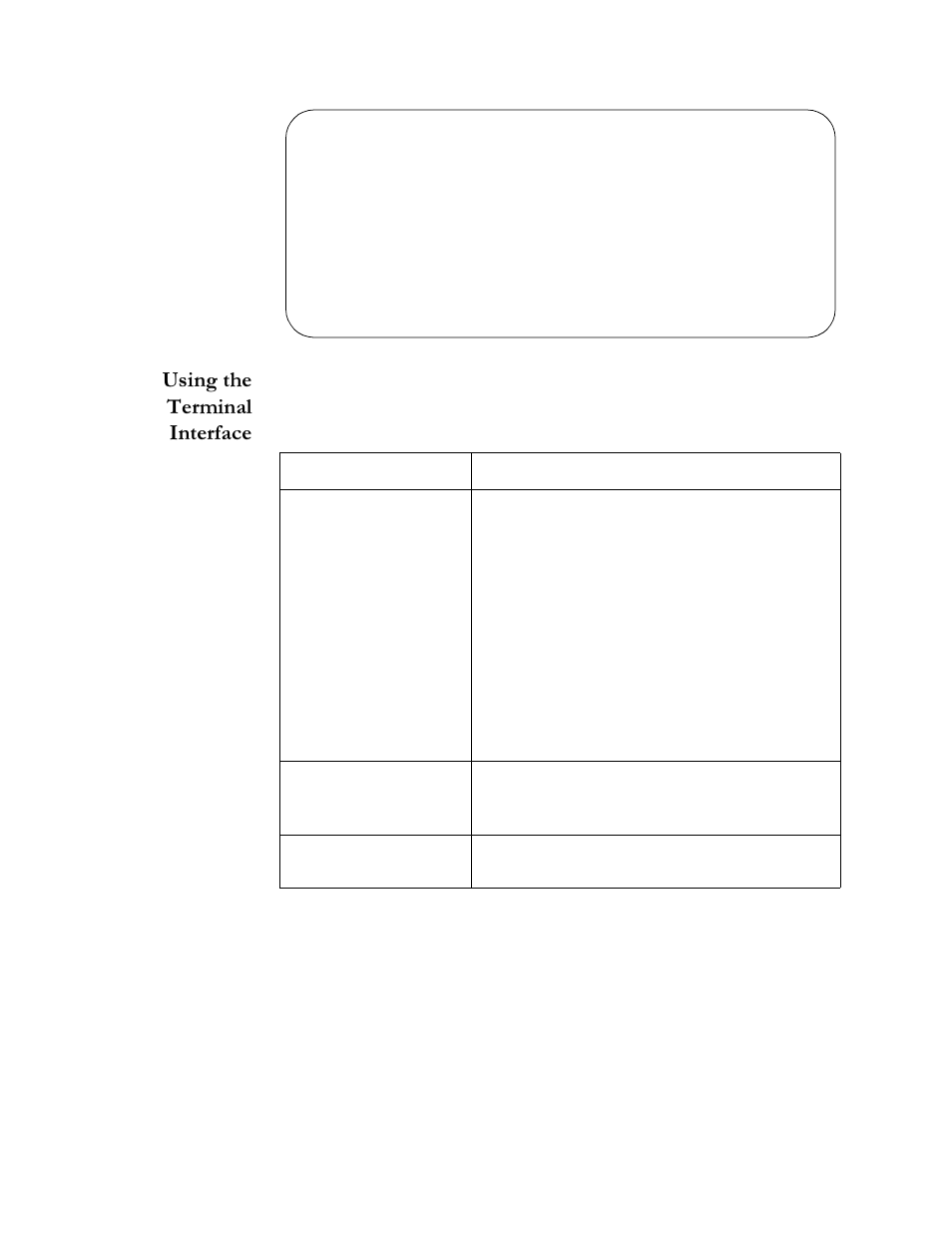 Using the terminal interface, 8vlqj wkh 7huplqdo ,qwhuidfh | Allied Telesis AT-S31 User Manual | Page 17 / 64