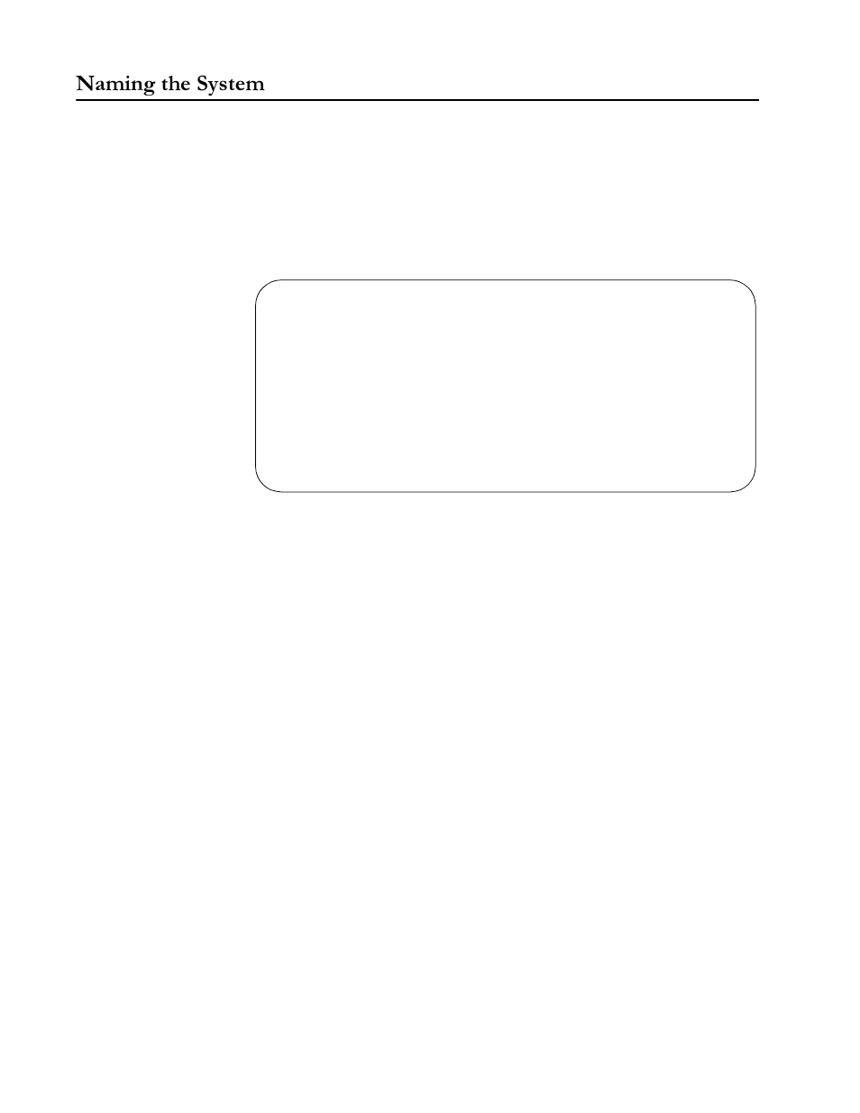 Naming the system, 1dplqj wkh 6\vwhp | Allied Telesis AT-S31 User Manual | Page 27 / 64