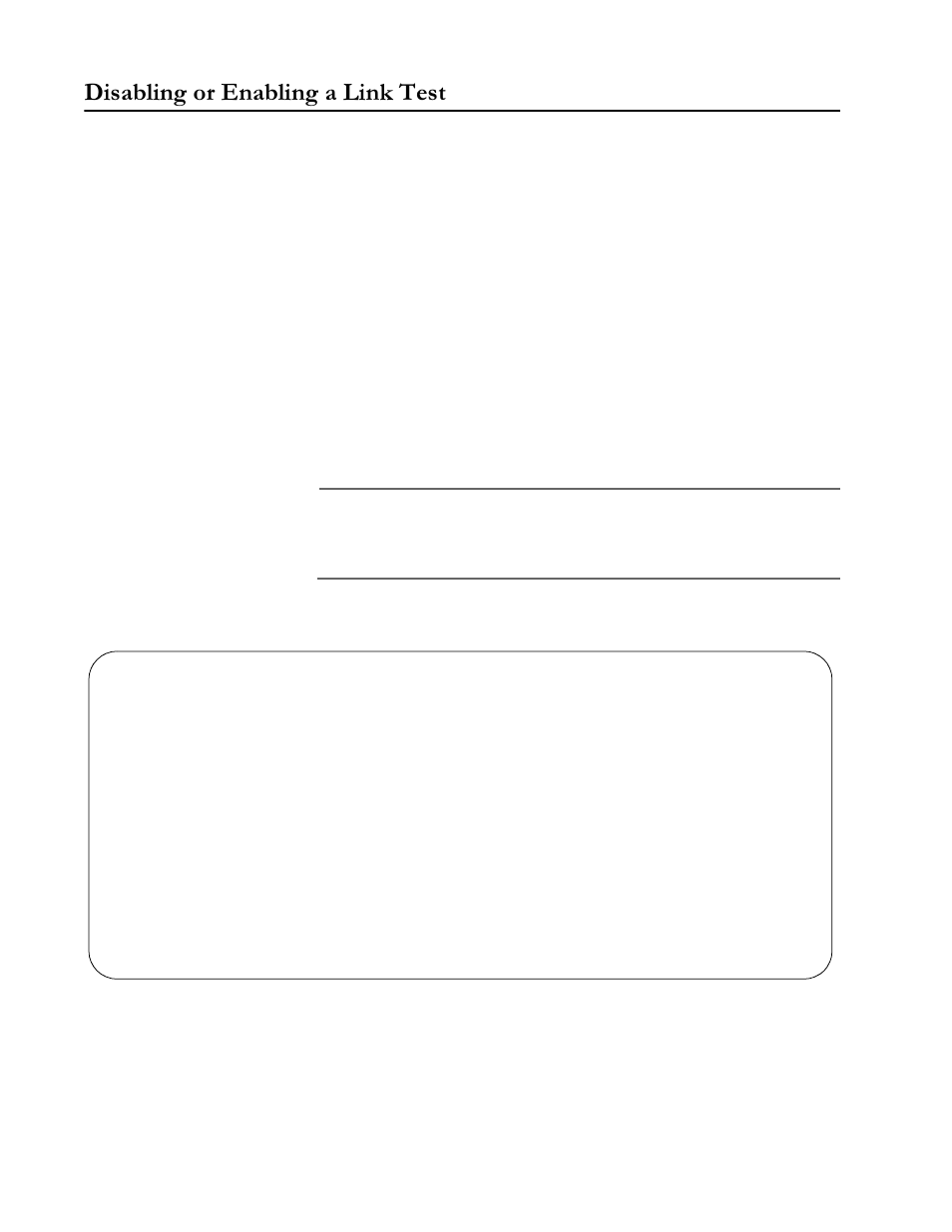 Disabling or enabling a link test, Lvdeolqj ru (qdeolqj d /lqn 7hvw | Allied Telesis AT-S31 User Manual | Page 41 / 64