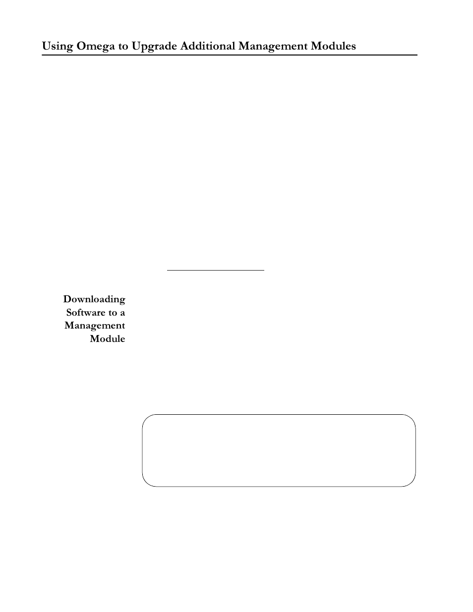 Downloading software to a management module | Allied Telesis AT-S31 User Manual | Page 55 / 64