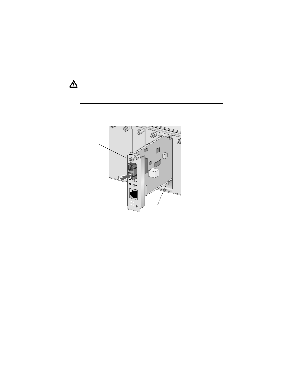 Guiderail thumbscrew | Allied Telesis AT-PBC18 User Manual | Page 28 / 62