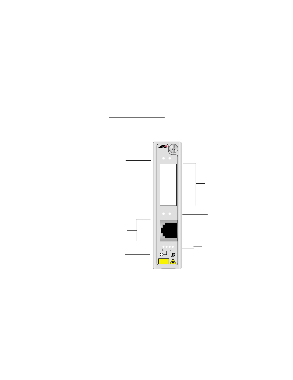 Port status leds mode selection push button | Allied Telesis PowerBlade PBC18 User Manual | Page 2 / 8