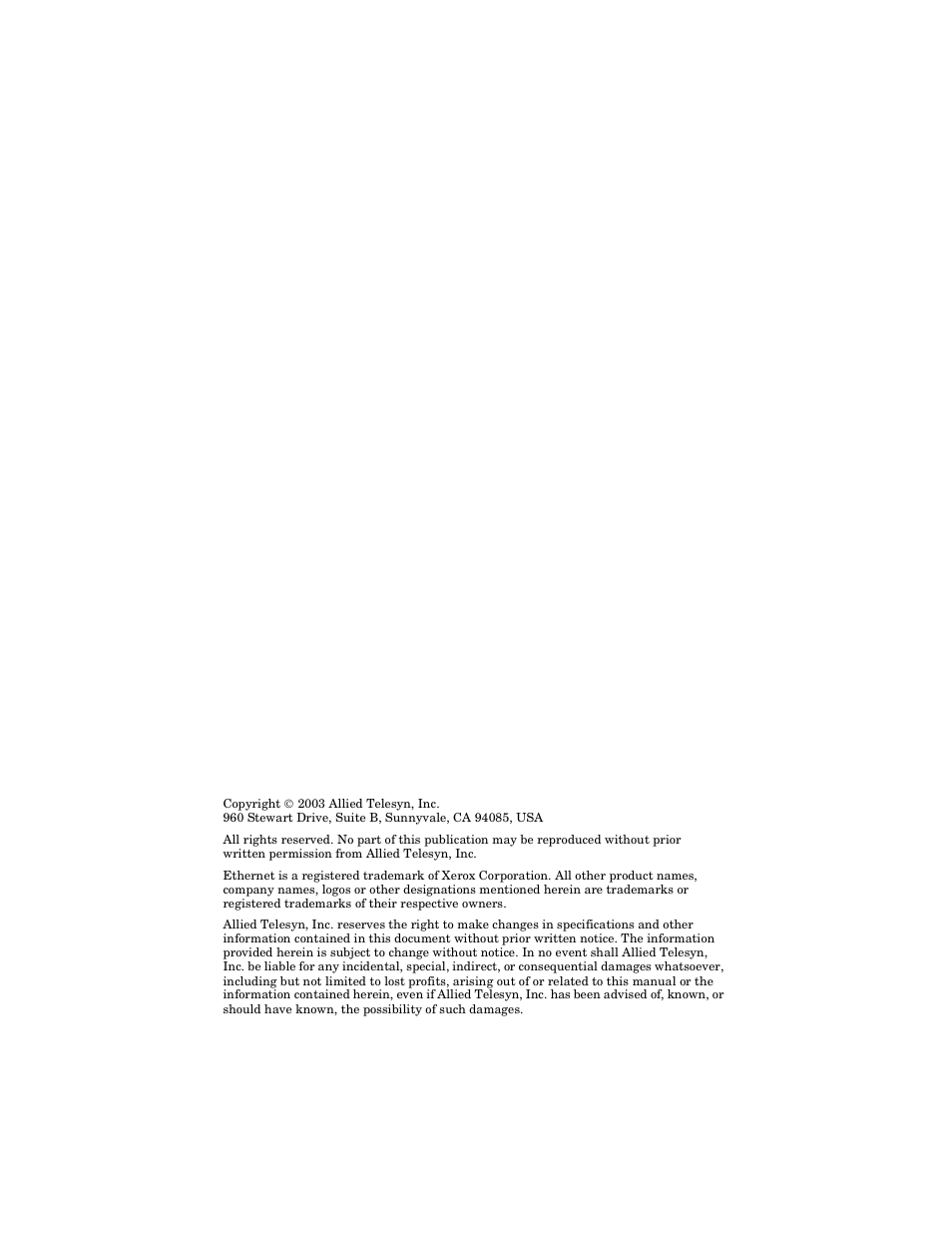 Allied Telesis AT-FS238b/2 User Manual | Page 2 / 76