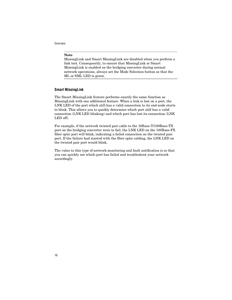 Smart missinglink | Allied Telesis AT-FS238b/2 User Manual | Page 26 / 76