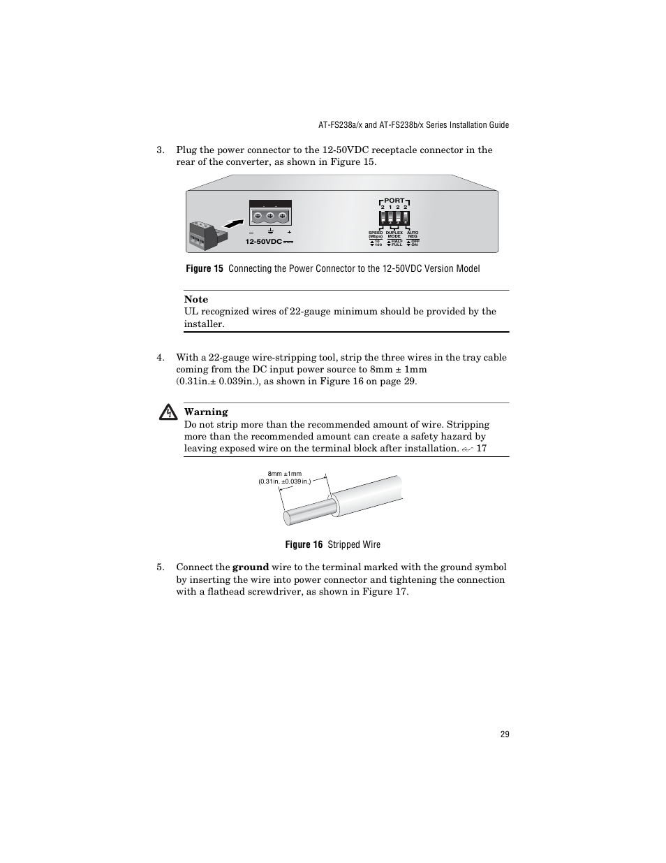 Allied Telesis AT-FS238b/2 User Manual | Page 39 / 76
