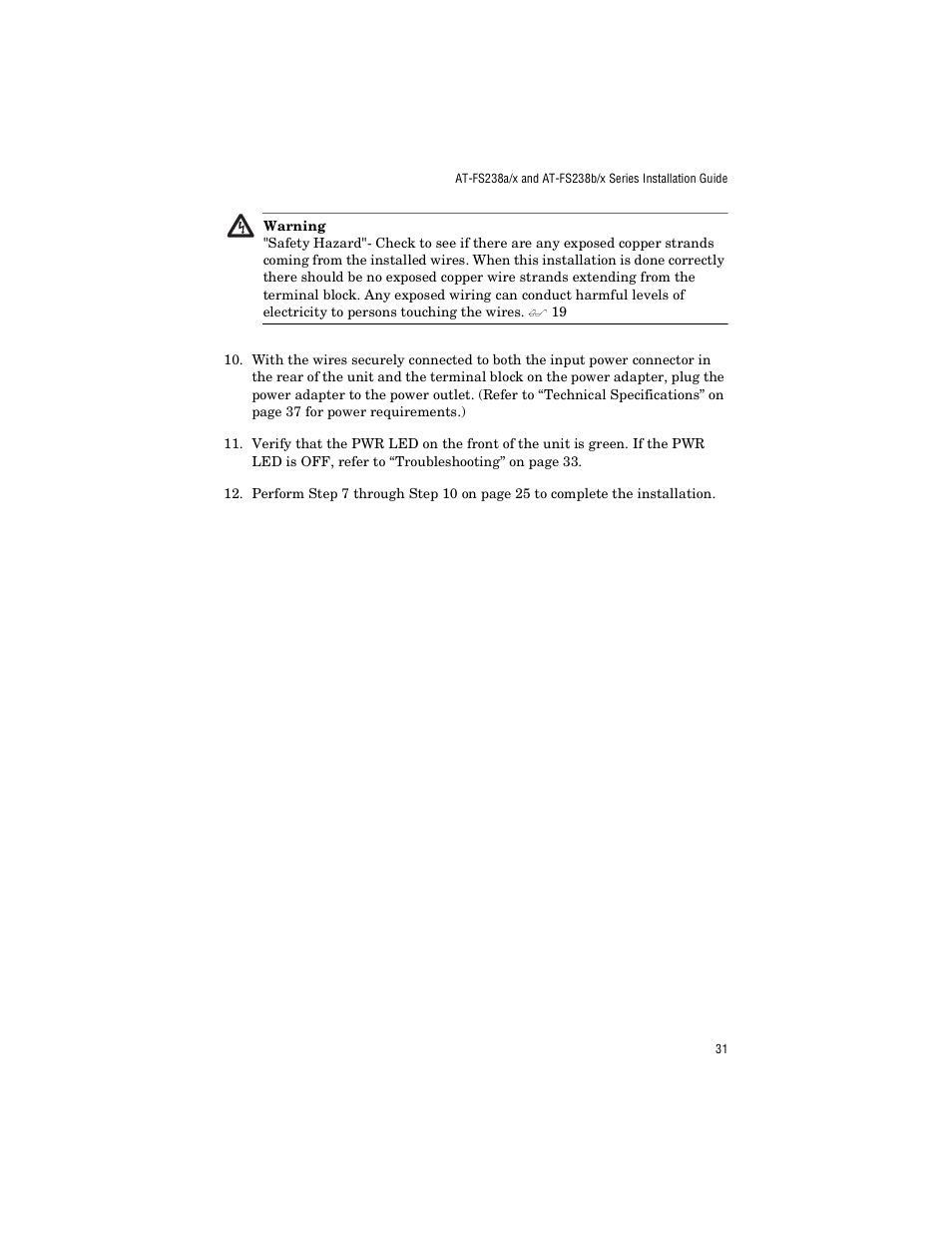 Allied Telesis AT-FS238b/2 User Manual | Page 41 / 76