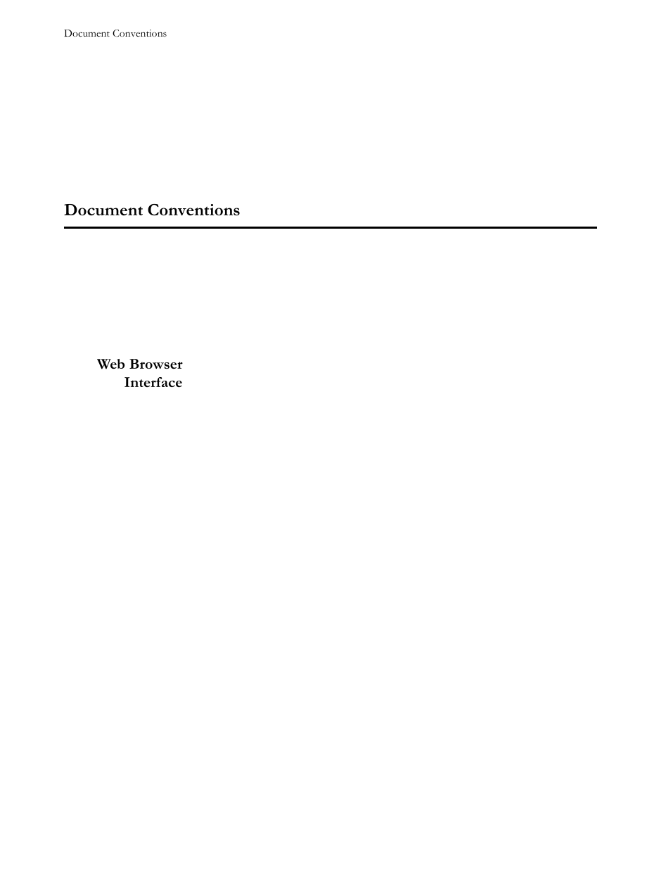 Document conventions, Web browser interface, Rfxphqw#&rqyhqwlrqv | Allied Telesis AT-S21 User Manual | Page 6 / 90