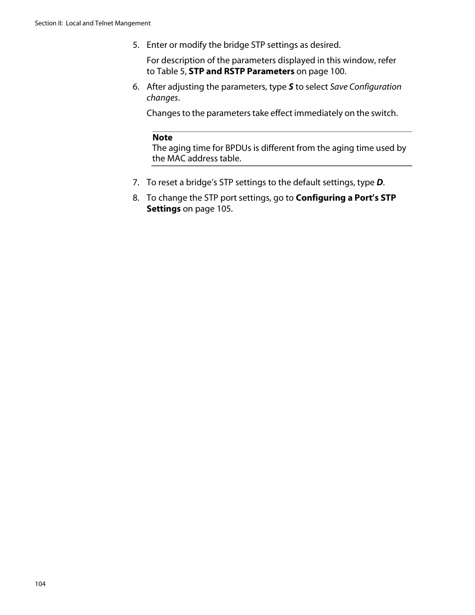 Allied Telesis AT-S25 User Manual | Page 104 / 277
